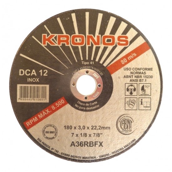 DISCO A CORT INOX AC 41/2X3/64  5002 KRO