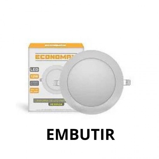 LUM LED EMBU REDONDO SLIM 18W 6,5K  2756