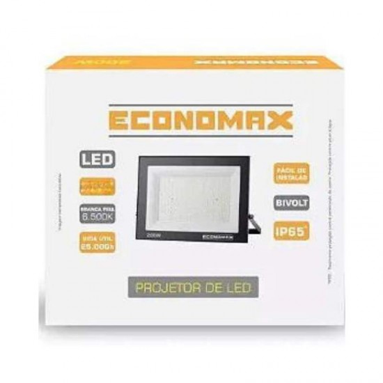 PROJETOR LED 100W6,5K BIV ECONOMAX 12797