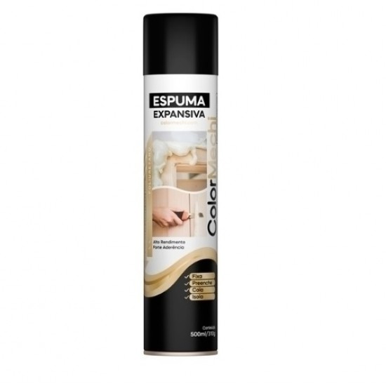 ESPUMA EXPANSIVA  COLOR       500ML 12PC